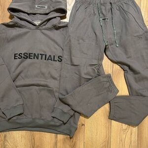 Essentials Charcoal Men's Joggers